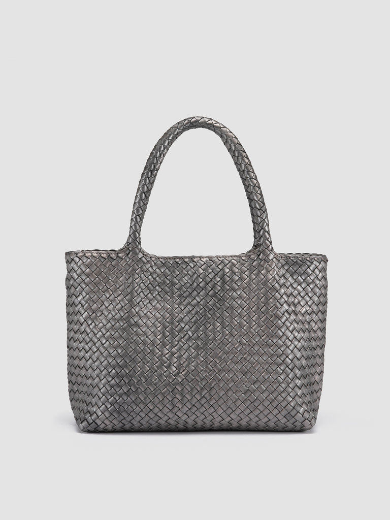 OC CLASS 48 - Grey Leather tote bag
