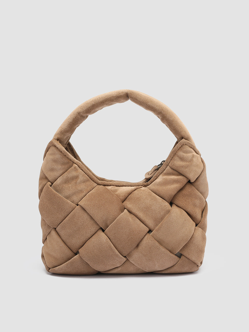 OC CLASS 50 Massive - Beige Suede Hobo Bag