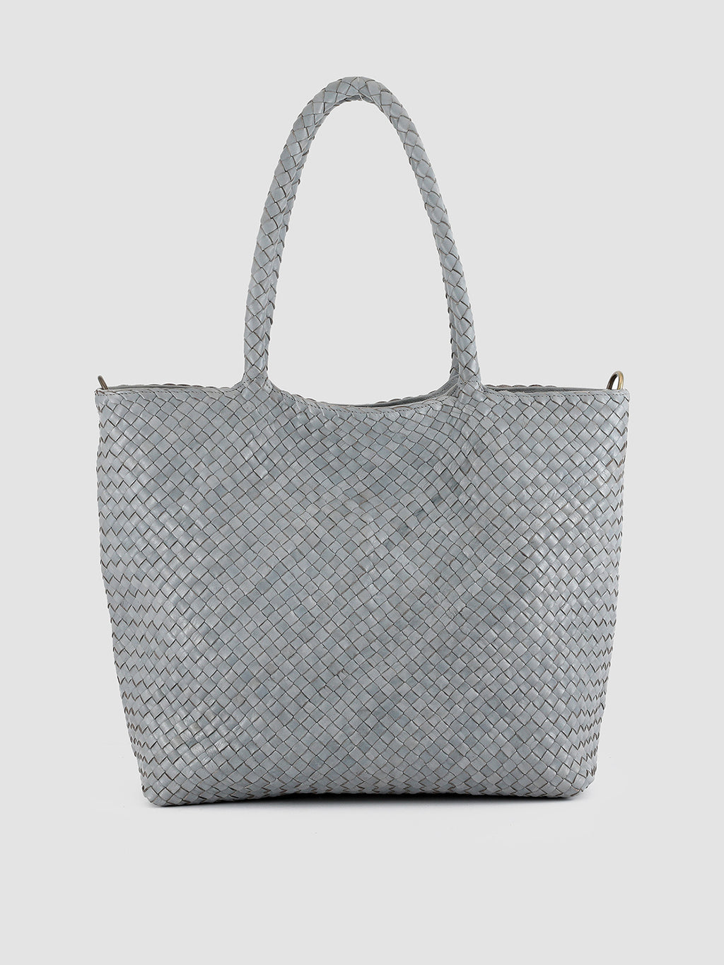 OC CLASS 511 Woven – Henkeltasche aus blauem Leder