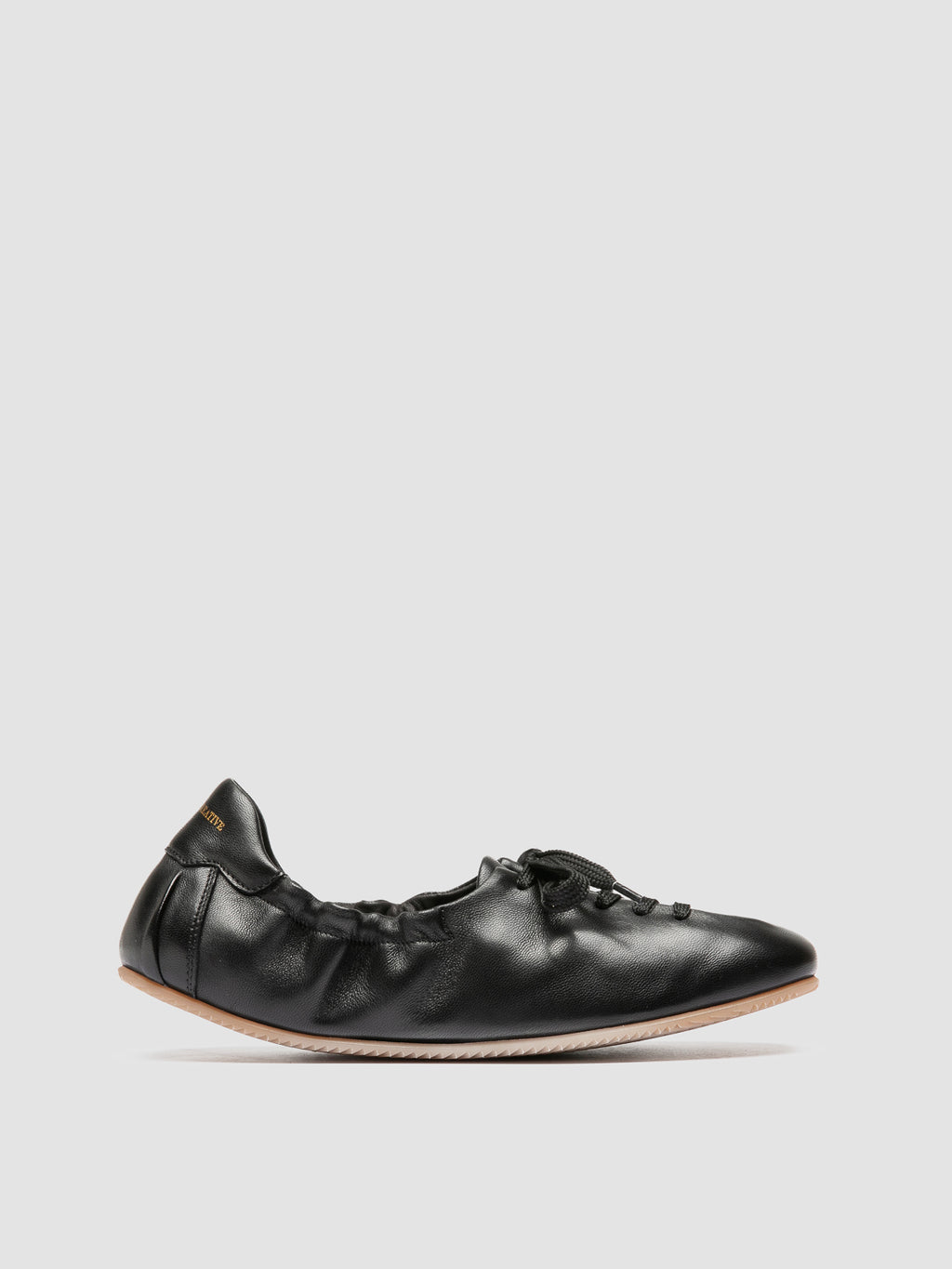 BALLET 101 - Black Leather Sneakers - image 1