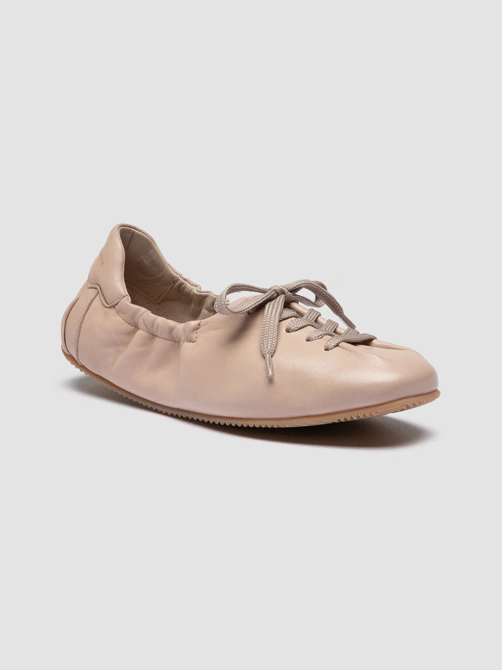 BALLET 101 - Ivory Leather Sneakers - image 3