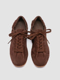 BALLET 102 - Brown Suede Low Top Sneakers - thumb image 2,side view