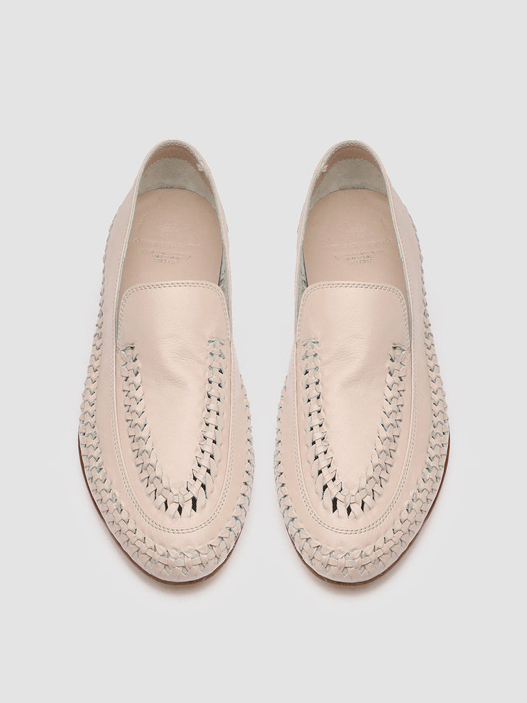 BESSIE 002 - Rose Leather Loafers