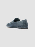 BLAIR DD 001 - Blue Leather Penny Loafers - thumb image 4,side view