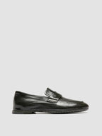 BLAIR DD 001 - Green Leather Penny Loafers