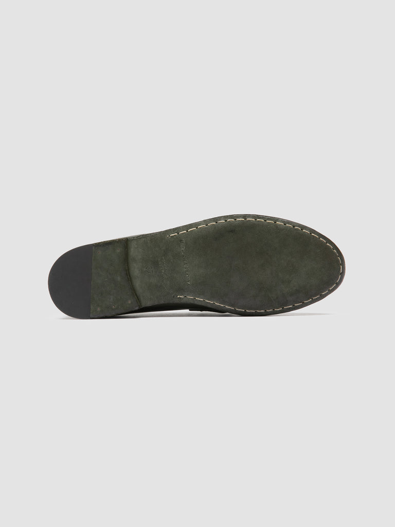 BLAIR DD 001 - Penny-Loafer aus grünem Leder