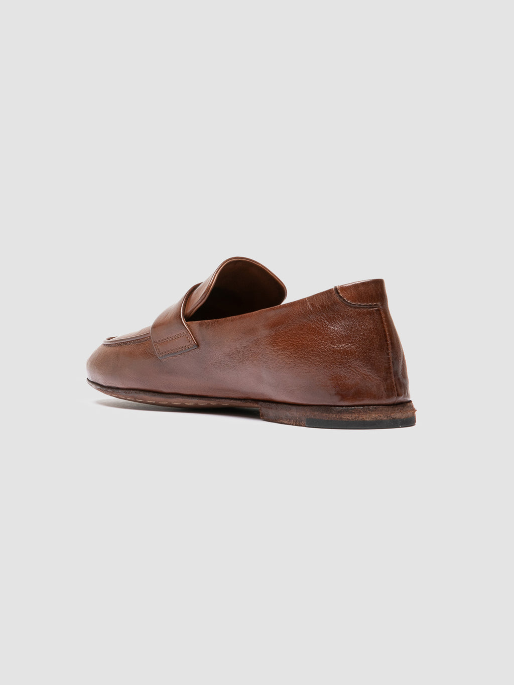 BLAIR DD 001 - Brown Leather Penny Loafers