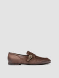 BLAIR DD 003_W - Brown Suede Penny Loafers - thumb image 1,side view