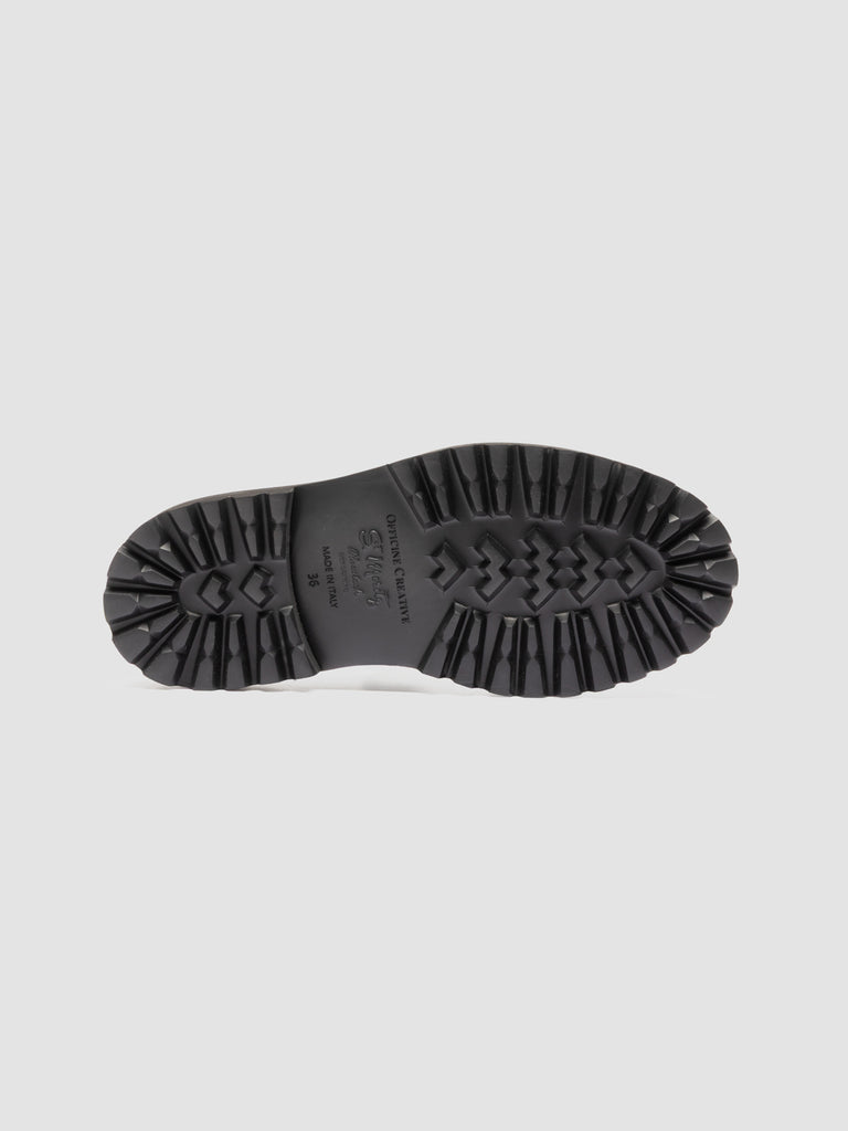 BLOSSOM 001 - Black Leather Derby Shoes