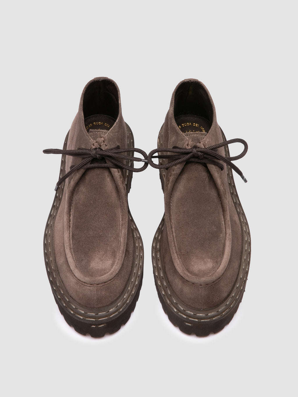 BLOSSOM 002 - Taupe Suede Chukka Boots - image 2,side view