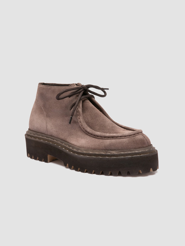 BLOSSOM 002 - Taupe Suede Chukka Boots