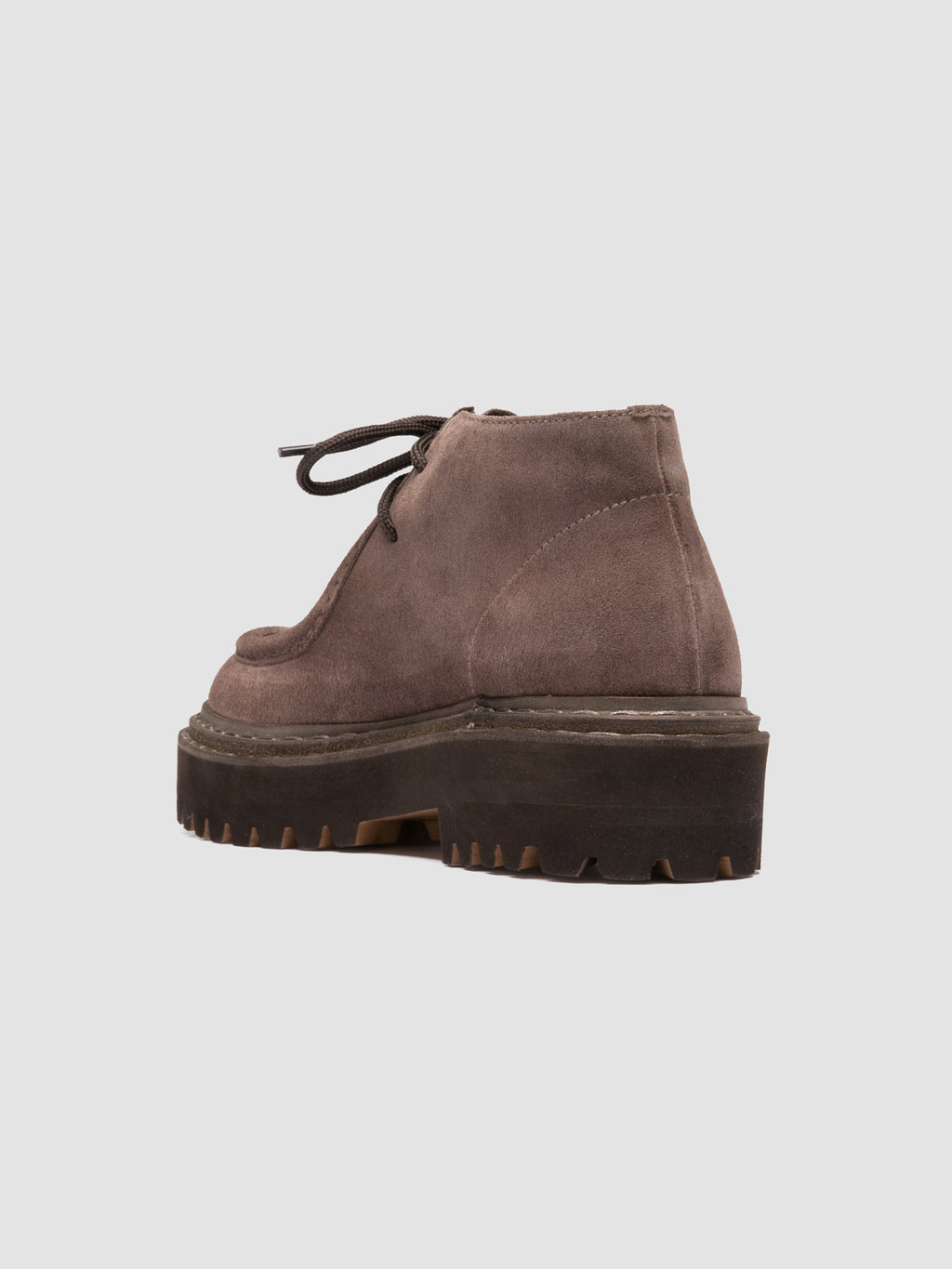 BLOSSOM 002 - Taupe Suede Chukka Boots - image 4,side view