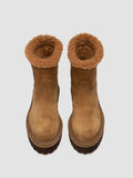 BLOSSOM 025 - Brown Suede Pull On Boots - thumb image 2,side view