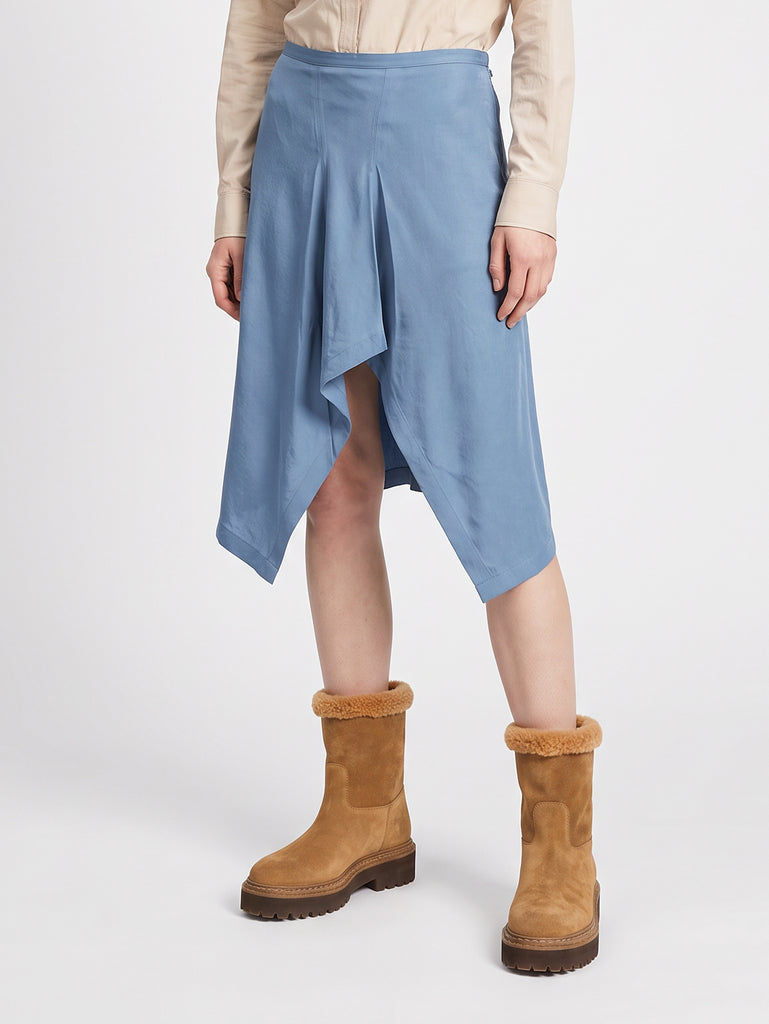 BLOSSOM 025 - Brown Suede Pull On Boots