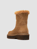 BLOSSOM 025 - Brown Suede Pull On Boots - thumb image 4,side view