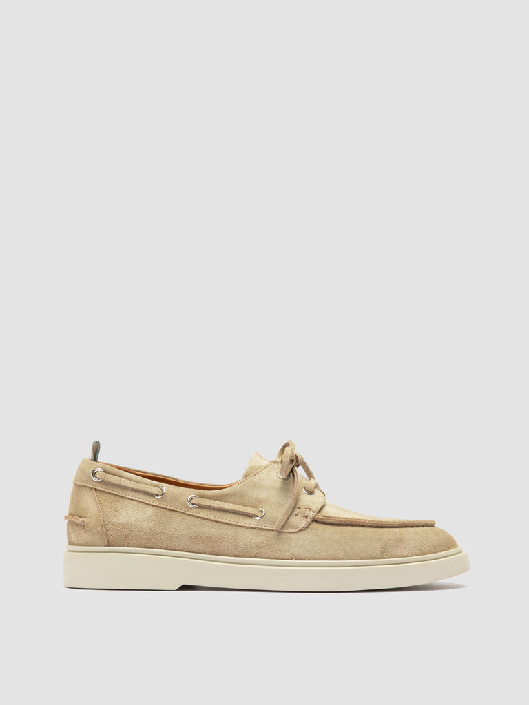 BONES 110 - Ivory Suede Boat Shoes