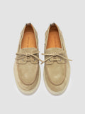 BONES 110 - Ivory Suede Boat Shoes - thumb image 2,side view