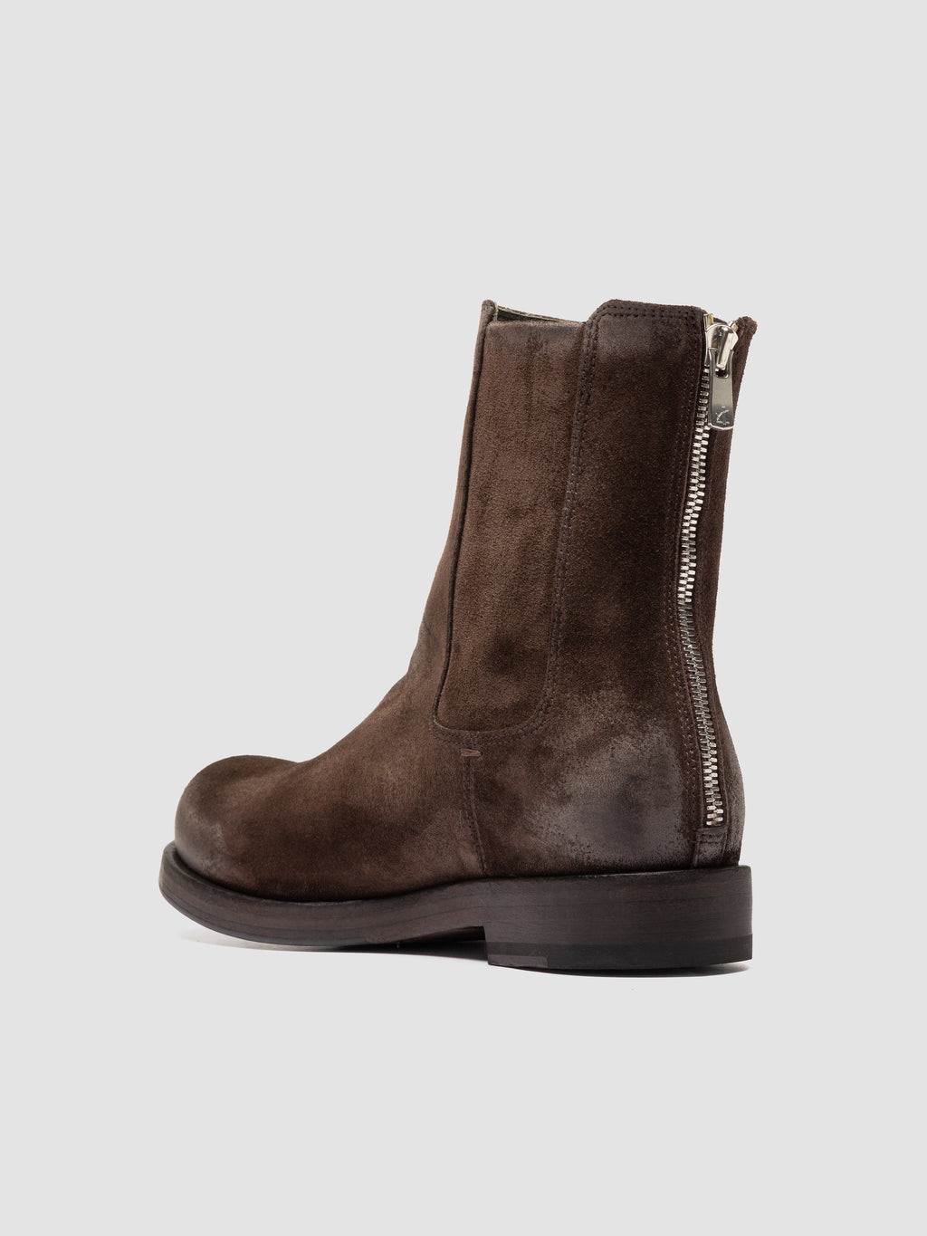 BULLA DD 304 - Brown Suede Zipped Boots - image 4,side view