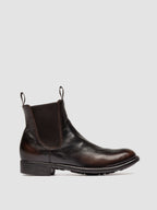 CALIXTE 004 - Brown Leather Chelsea Boots