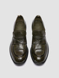 CALIXTE 020 - Grüne Loafers aus Leder - thumb image 2,side view
