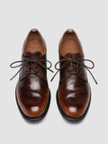 CALIXTE 068 - Brown Leather Derby Shoes - thumb image 2,side view