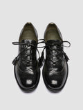 CALIXTE 087 - Green Leather Oxford Shoes - thumb image 2,side view