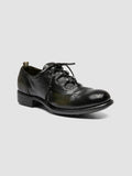CALIXTE 087 - Green Leather Oxford Shoes - thumb image 3,side view