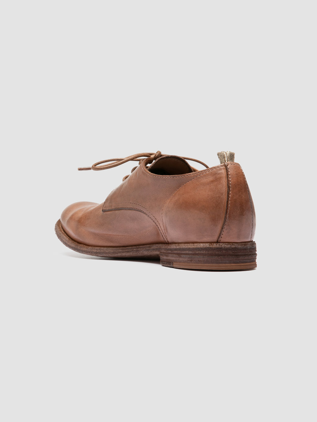 KALLIOPI 010 - Light Brown Leather Derby Shoes - image 4,side view