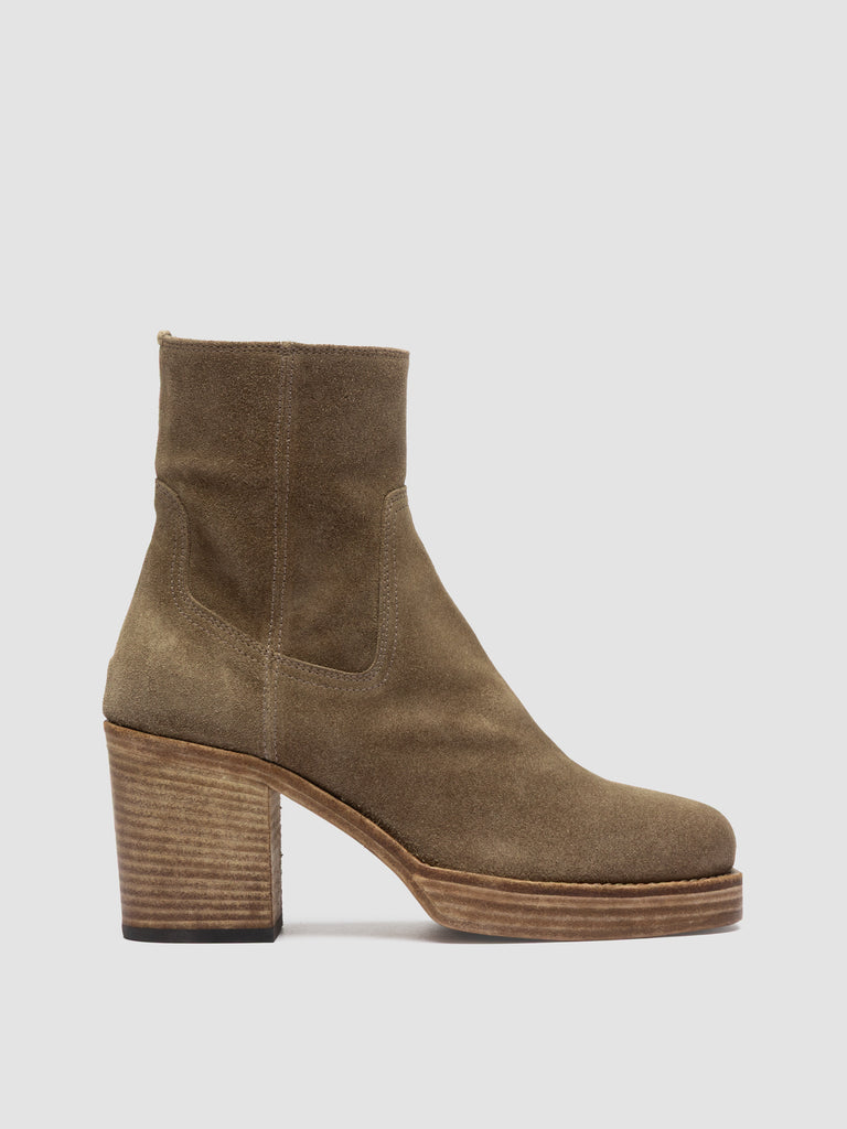 DAHLIA 001 - Taupe Suede Boots