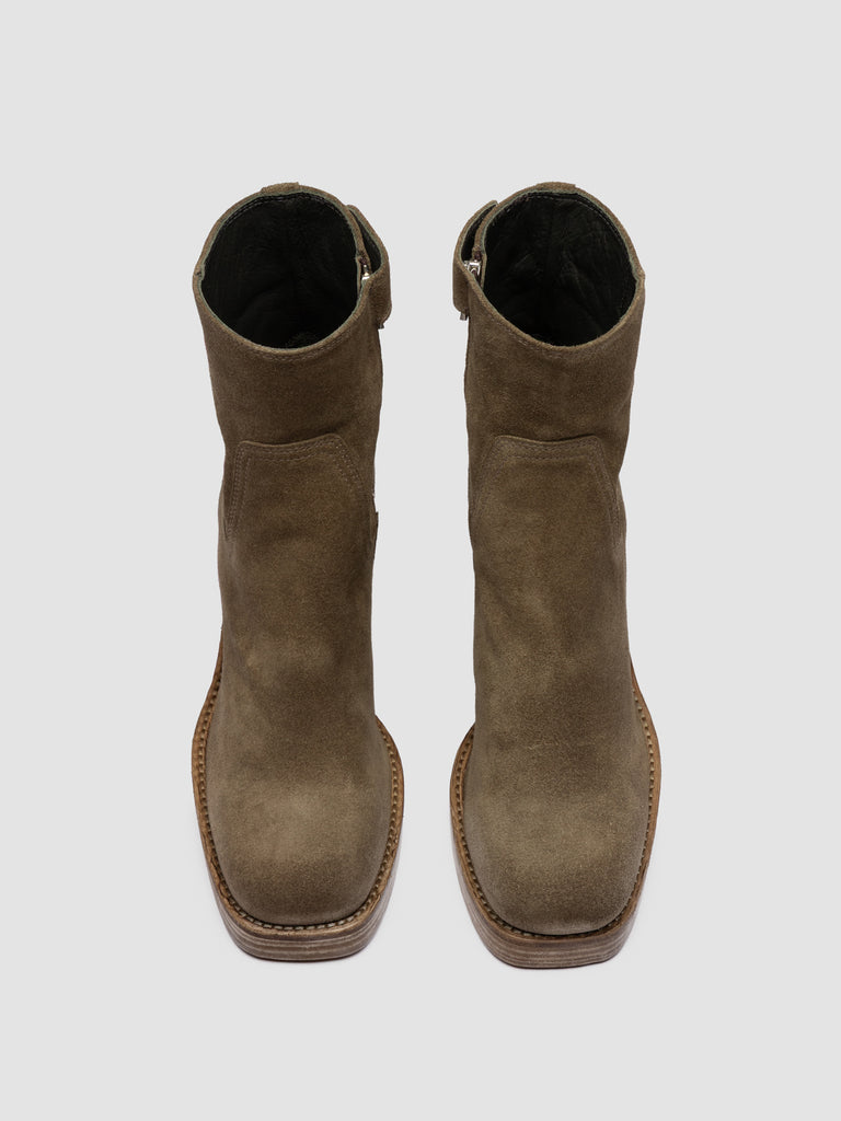 DAHLIA 001 - Taupe Suede Boots