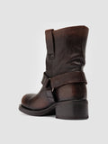 DANA 003 - Brown Leather Pull-On Boots - thumb image 4,side view