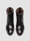 DELICE 001 - Black  Leather Zipped Boots - thumb image 2,side view