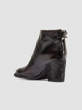 DELICE 001 - Black  Leather Zipped Boots - thumb image 4,side view