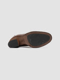 DELICE 001 - Brown Leather Zipped Boots - thumb image 5,side view