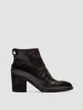 DELICE 001 - Brown Leather Zipped Boots - thumb image 1,side view