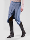 DELICE 004 - Brown Leather Zip Boots - thumb image 2,side view