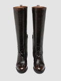 DELICE 004 - Braune Stiefel aus Leder mit Reißverschluss - thumb image 2,side view