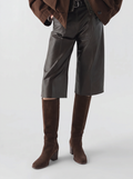 DELICE 004 - Brown Suede Zip Boots - thumb image 2,side view