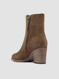 DELICE 005 - Brown Suede Zip Boots - thumb image 4,side view