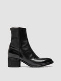 DENNER 127 - Black Leather Zipped Boots - thumb image 1,side view