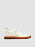 DESTINY 101 - White Leather Sneakers - thumb image 1,side view