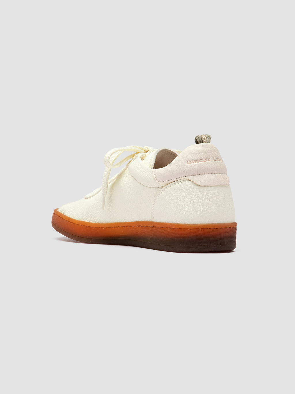 DESTINY 101 - White Leather Sneakers - image 4,side view