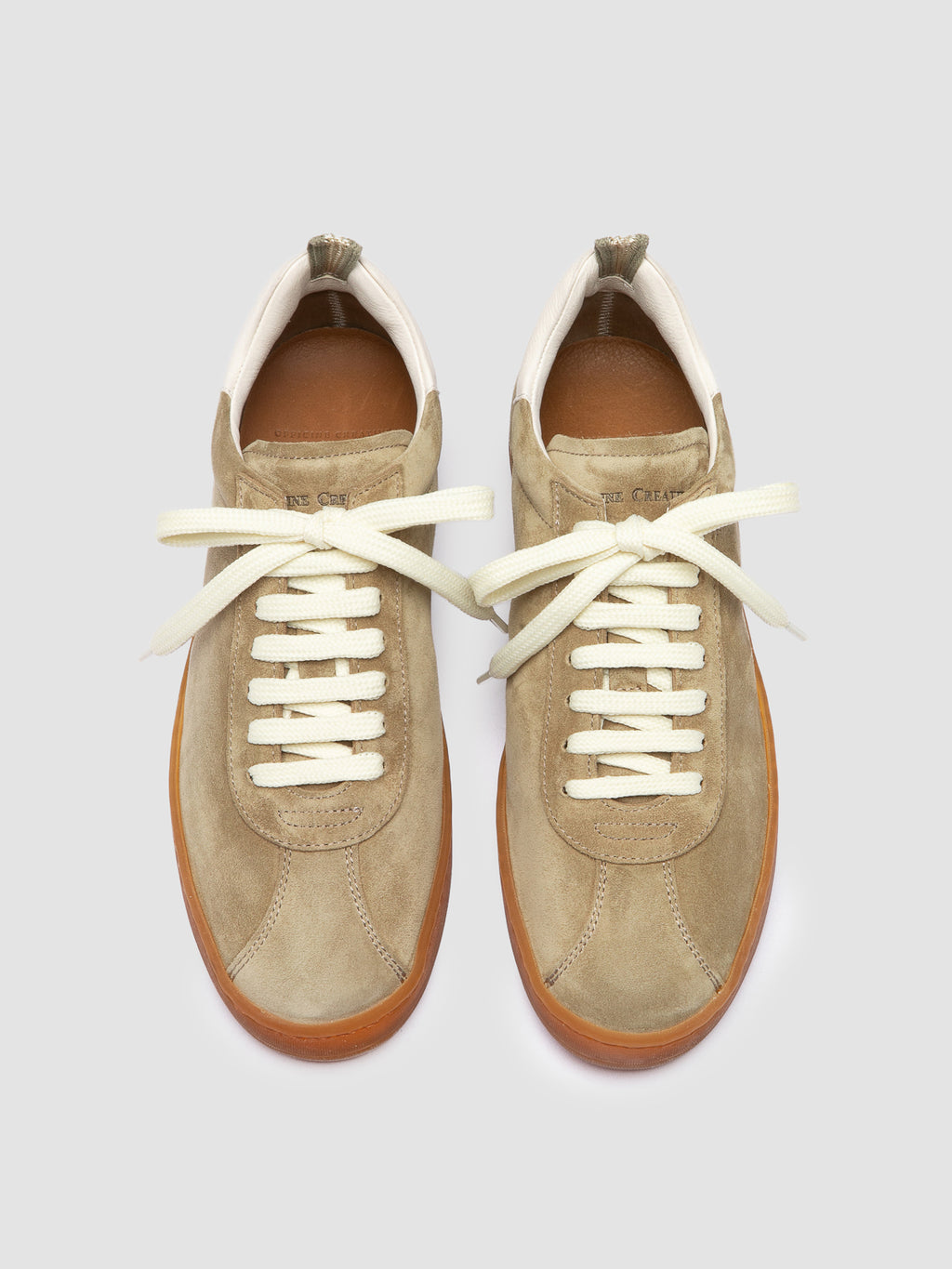 GINNASIO 101 - Brown Leather and Suede Sneakers - image 2,side view