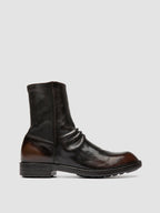 DIARY 115 - Brown Stretch Leather Boots