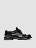 EMERALD DD 001 - Schwarze Derby-Schuhe aus Leder - thumb image 1,side view