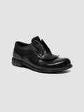 EMERALD DD 001 - Schwarze Derby-Schuhe aus Leder - thumb image 3,side view