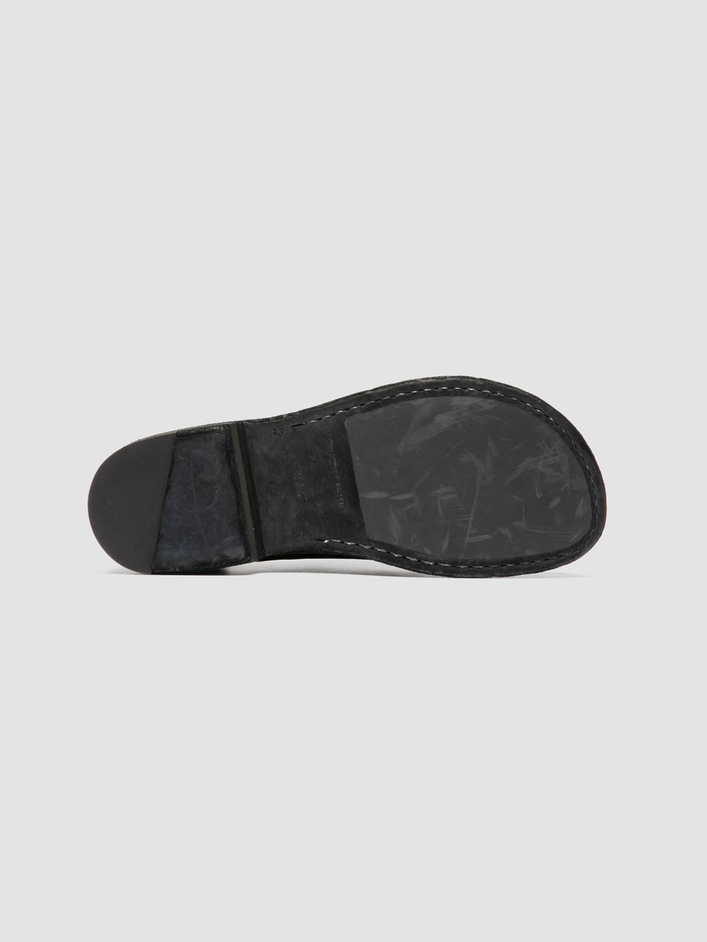 EMERALD DD 001 - Schwarze Derby-Schuhe aus Leder - image 5,side view