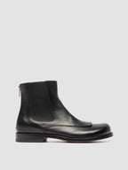 EMERALD 015 - Black Leather Zip Boots