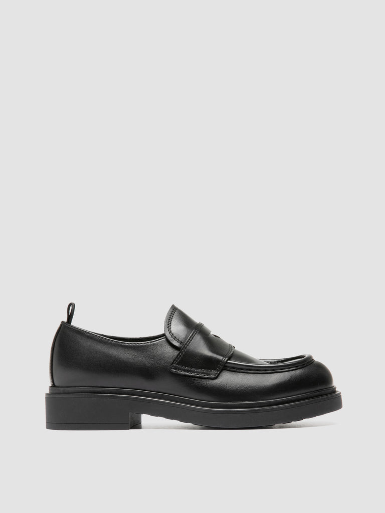 ENGINEER 101 - Black Leather Loafers