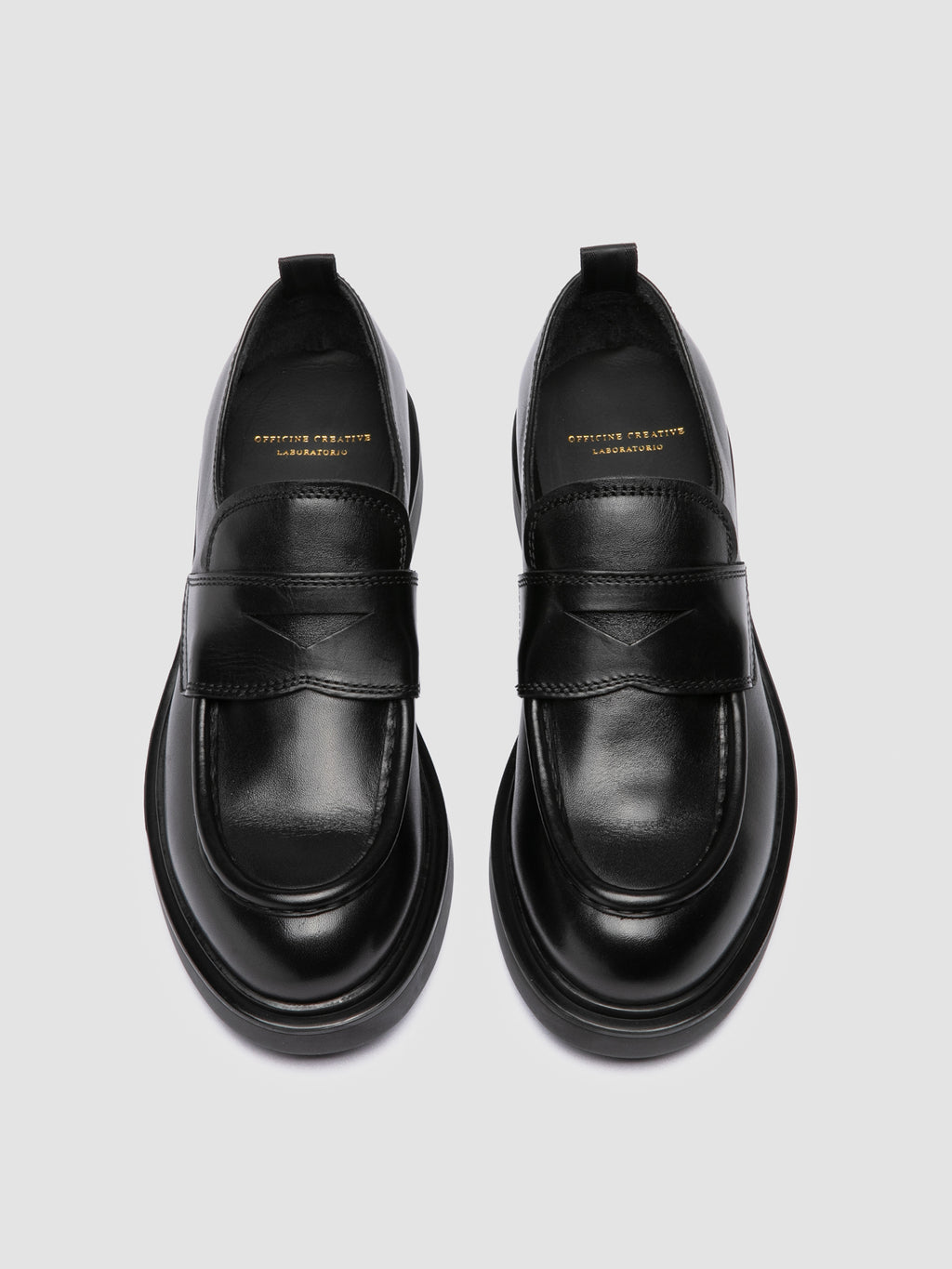 ENGINEER 101 - Black Leather Loafers